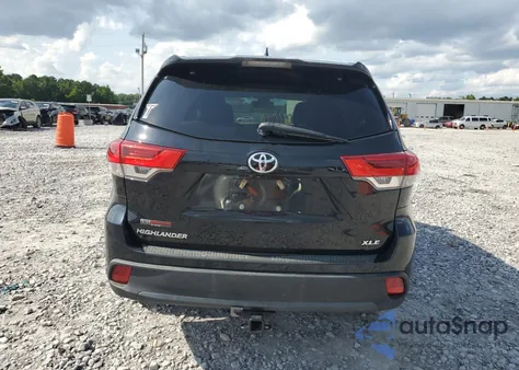 2017 Toyota Highlander Se from USA, damaged, VIN 5TDKZRFH4HS510134